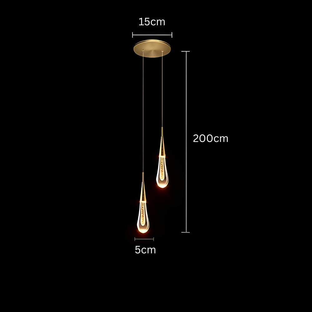 GoldenDrop™ - armatuur met meerdere lampen