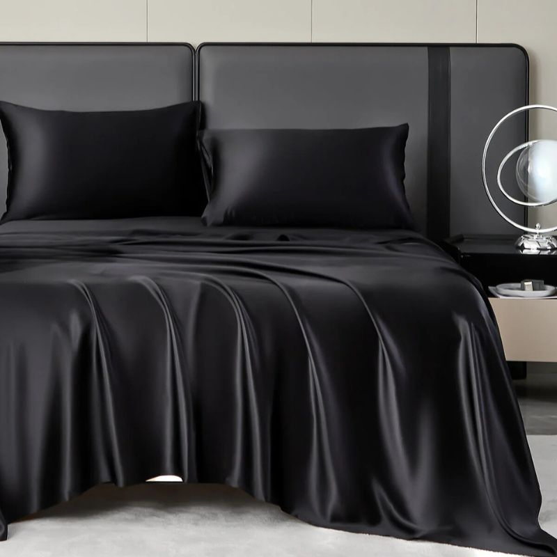 Luxury silk sheet set