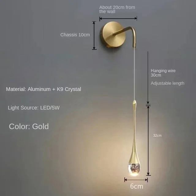 GoldenBubble™ - wandlamp