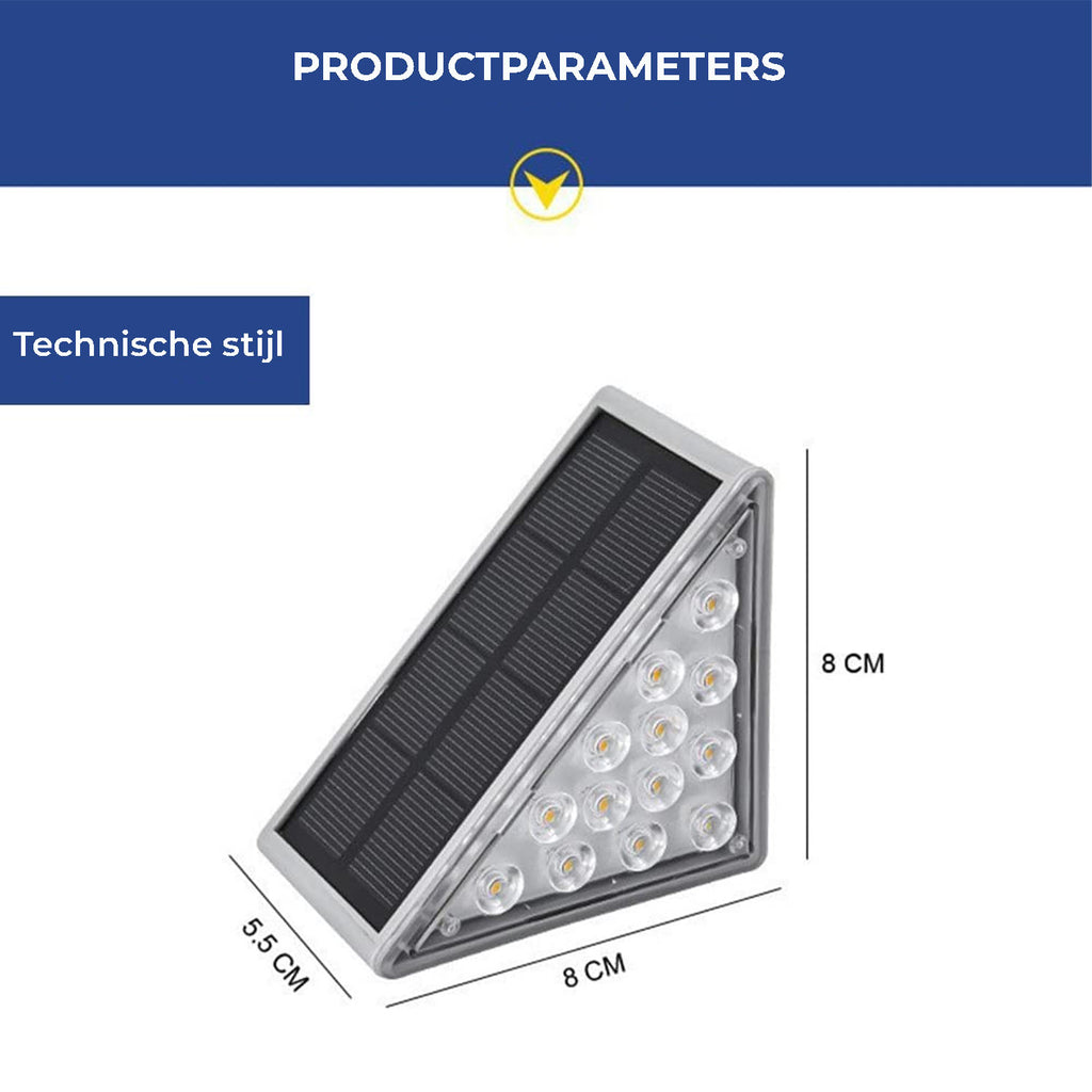 Solar Lights for Outdoor Stairs and Walkways