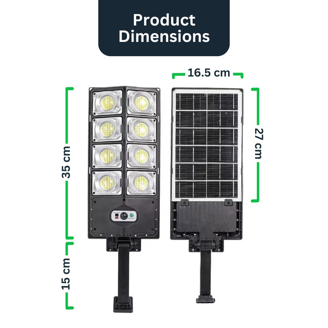 1000W 240LED LED-straatlantaarn op zonne-energie