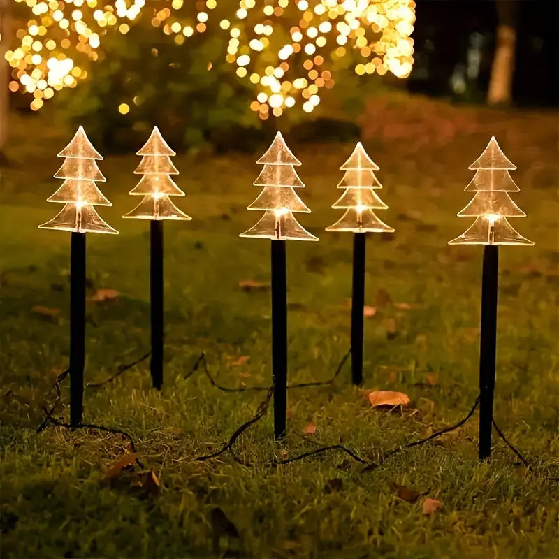 5stk Winterpadverlichting op zonne-energie