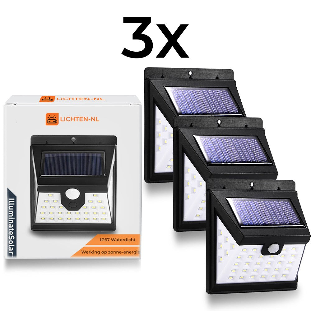 SolarMini™- De 40 LED Solar Wandlamp