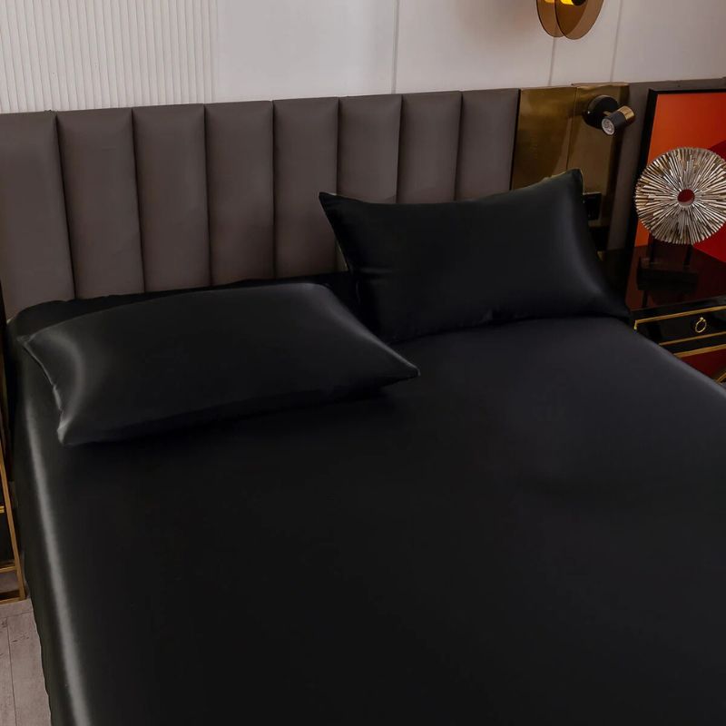 Luxury silk sheet set