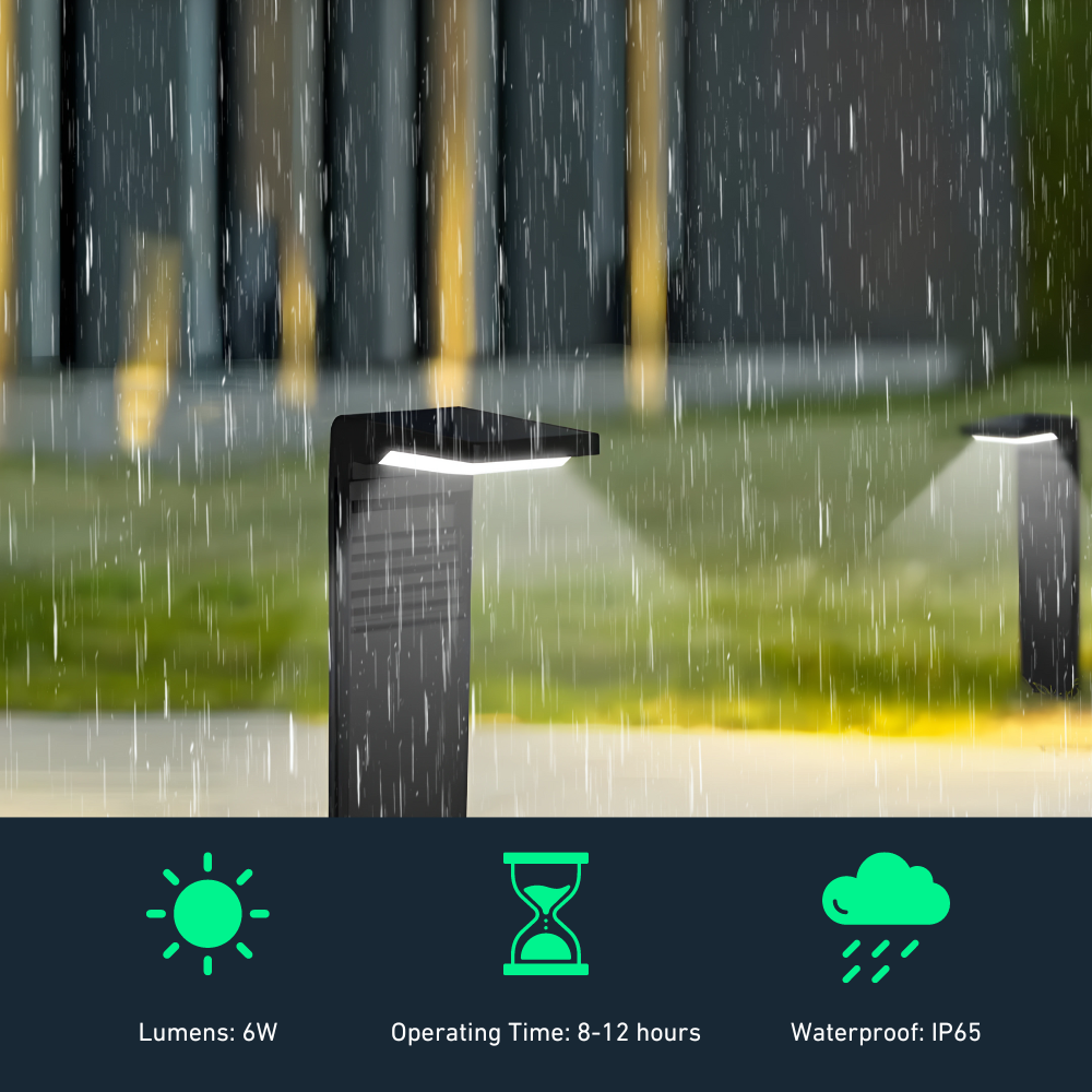 Opulent Bollard™ - Mooring Post Solar Bollard Lighting