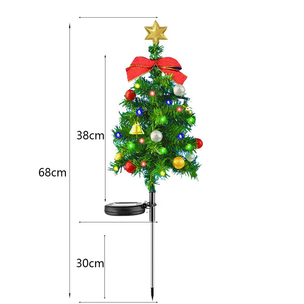 Kerstboom op zonne-energie