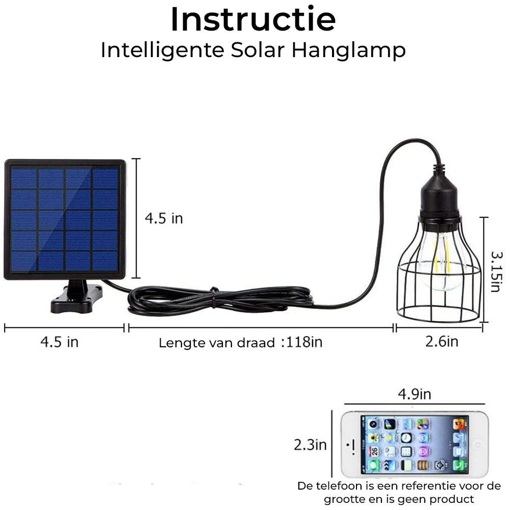 Kroonluchterlamp op Zonne-Energie