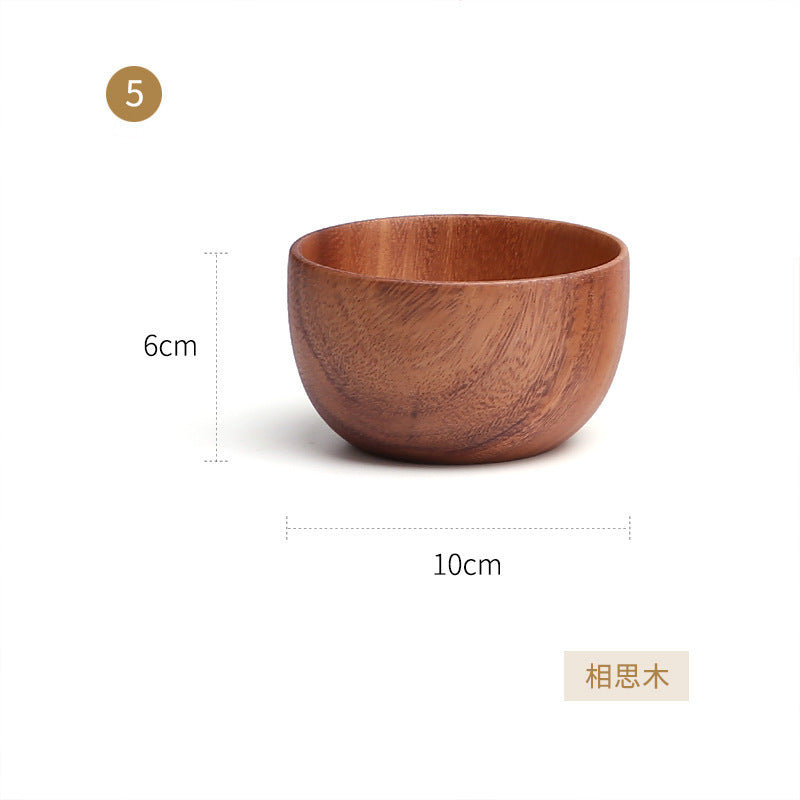 Acacia Wood Fruit and Salad Bowl