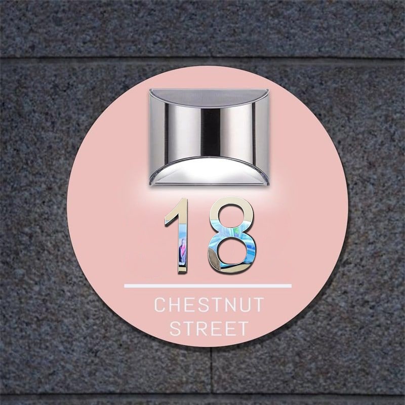 Orbit 3D Solar Huisnummerbord