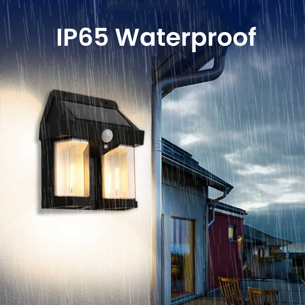 SuncrestDuo™ - IP65 Solar Wall Light