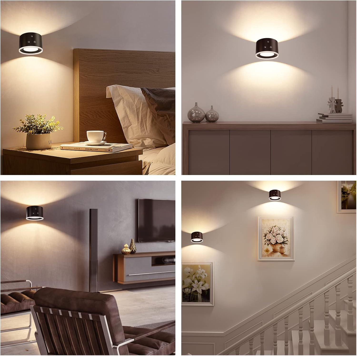 Vista Pro - De 360° oplaadbare LED-wandlamp