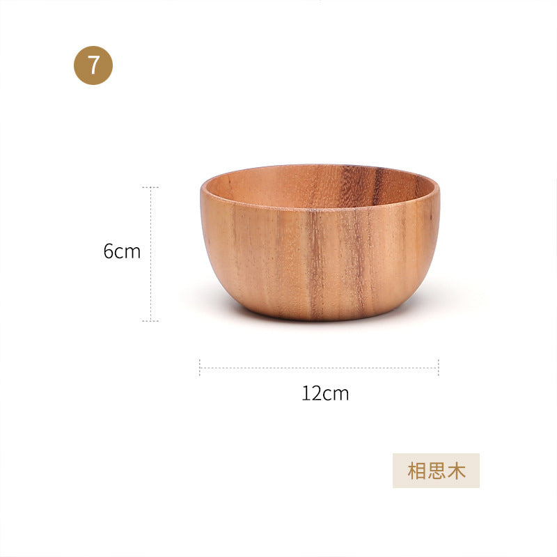 Acacia Wood Fruit and Salad Bowl
