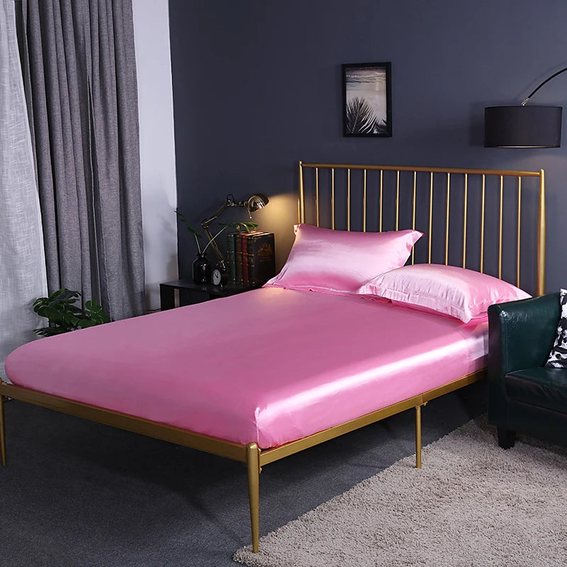 Lyris - Luxury Mulberry Silk Fitted Sheet Set