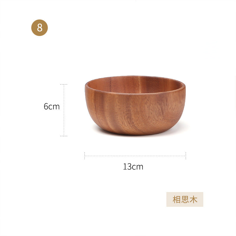 Acacia Wood Fruit and Salad Bowl