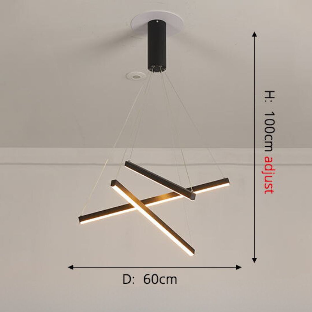 Nebula - Minimalistische kroonluchterlamp