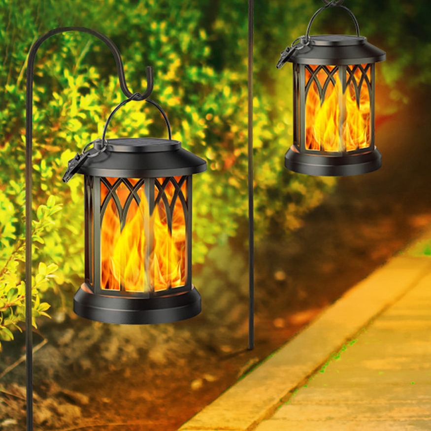 FlameGlow™ - Solar Powered Flame Hanging Lamp