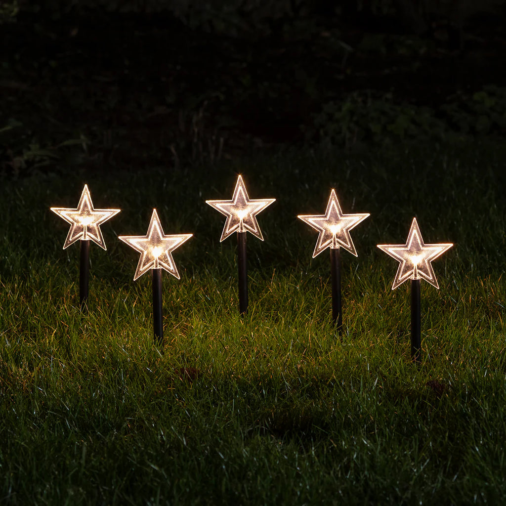 5stk Winterpadverlichting op zonne-energie