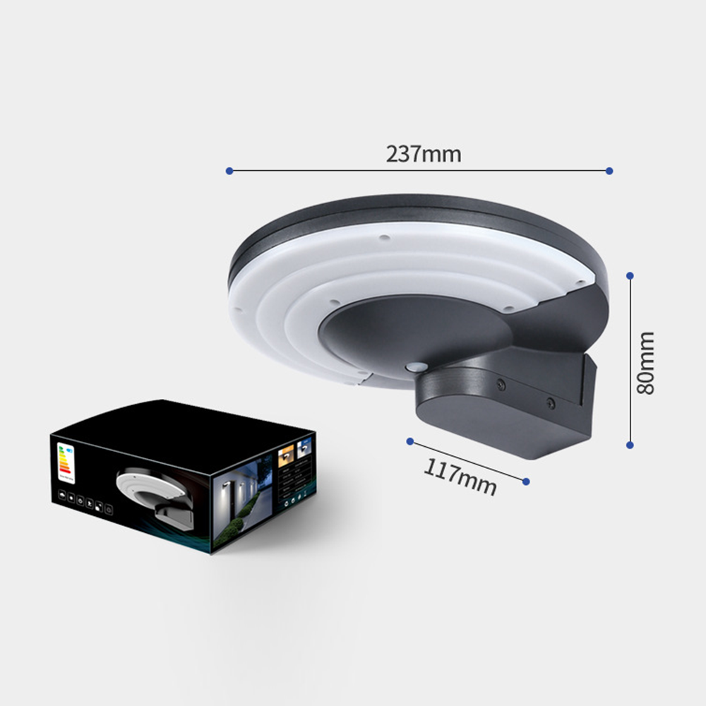 LumaArc Solar Wandlamp – LED met Bewegingssensor