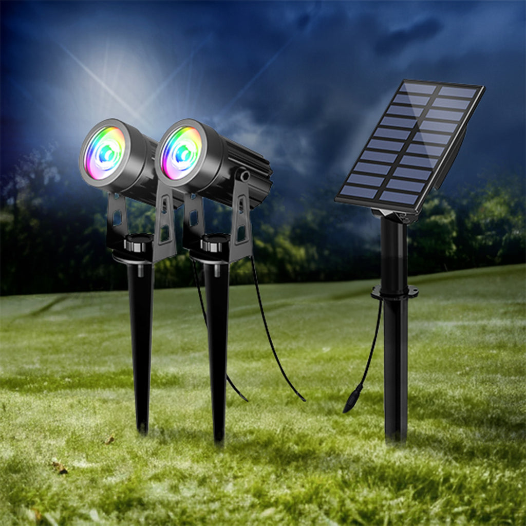 ColorSplash™ - RGB Solar Outdoor Spotlights