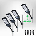 IlluminateSolarMega™ - 3 Lampen + 1 Gratis 375W/6500 Lumen Ultraheldere Straatverlichting op Zonne-energie