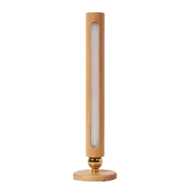 Lustre - Oplaadbare houten wandlamp