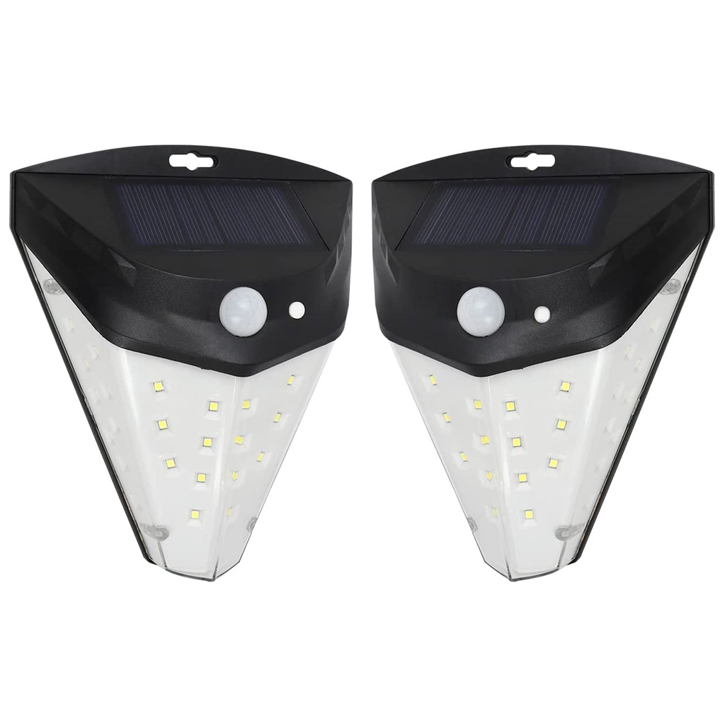 SolarLuxe - Solar Security Lights with 230° Illumination Angle