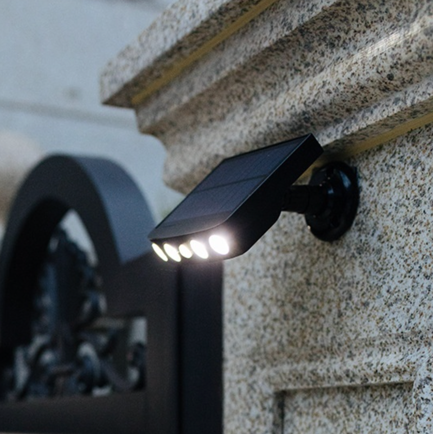 GuardSolar™ – Solar Security Light with Motion Sensor and Wide Beam