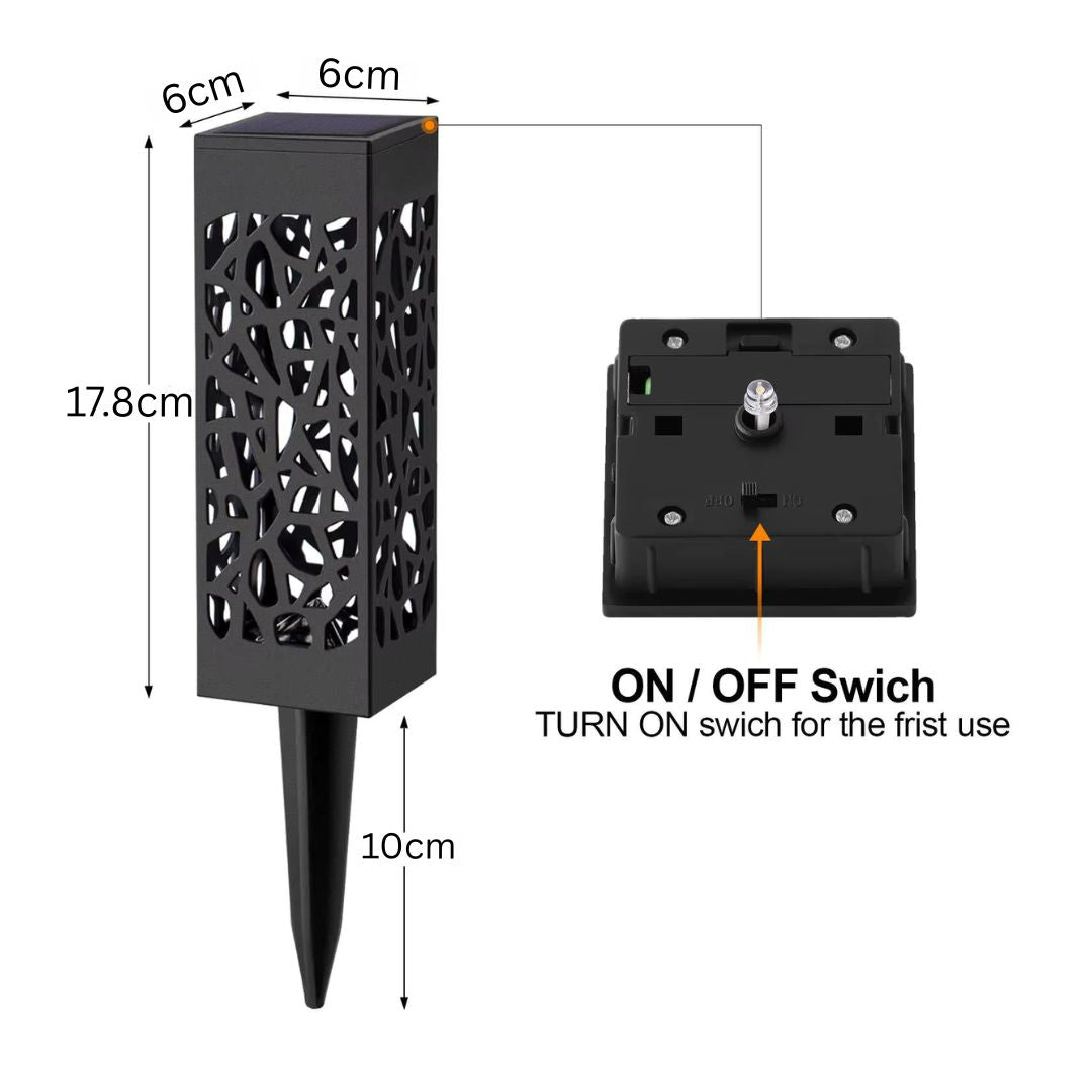 GardenGlow™ - Decorative Solar Light Pack (4-Pack)