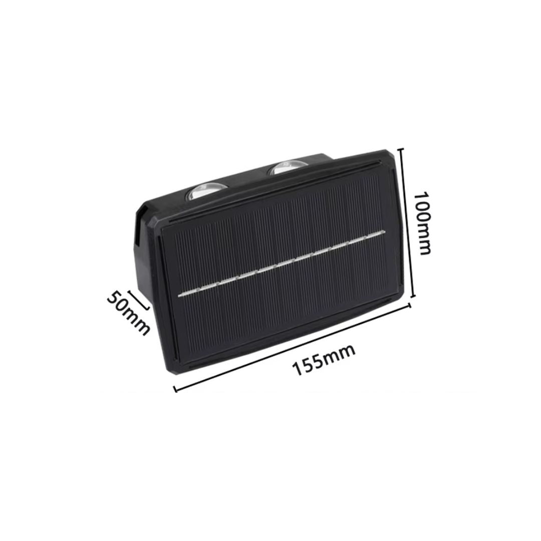 LumiVive - LED buitenwandlamp op zonne-energie