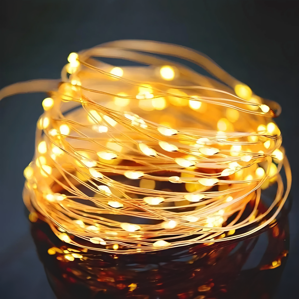 Solar fairy lights for outdoor use