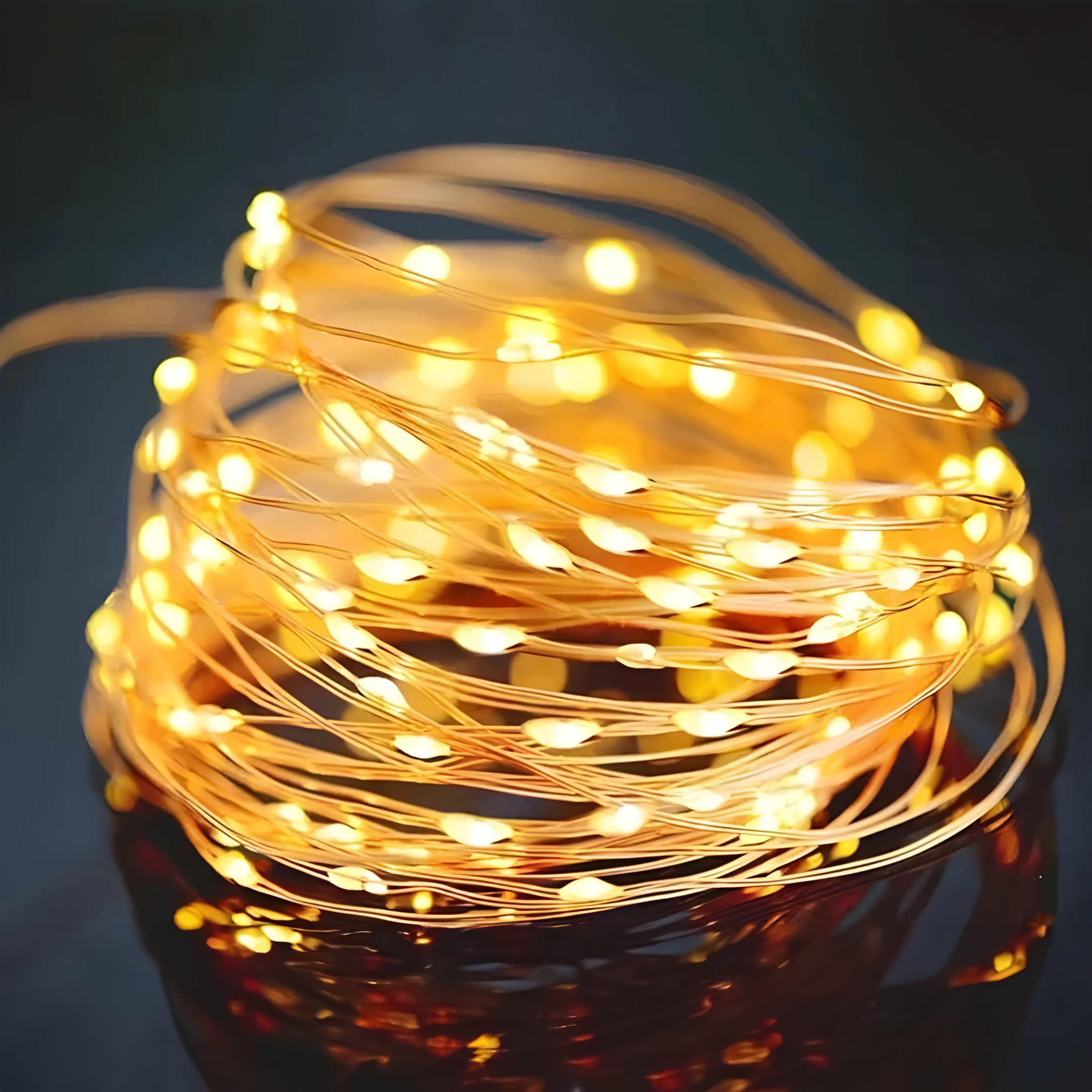 Zonne-energie aangedreven buiten String Fairy Lights (2 Pack)