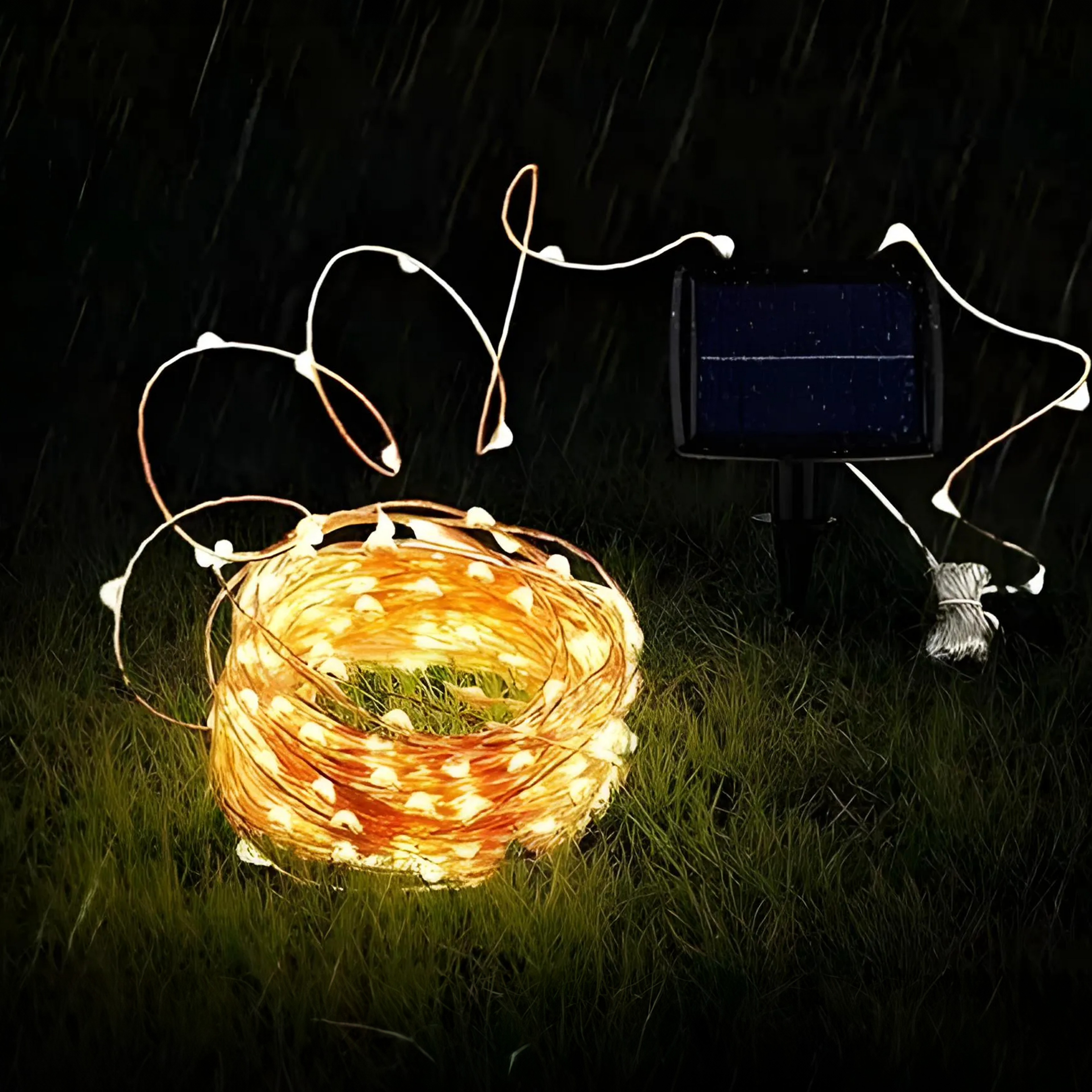 Solar fairy lights for outdoor use