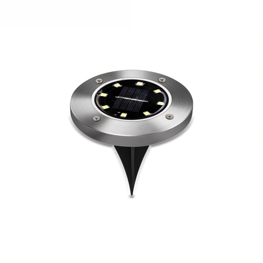 RoundSolar – Solar LED Ground Spot for Outdoor Use