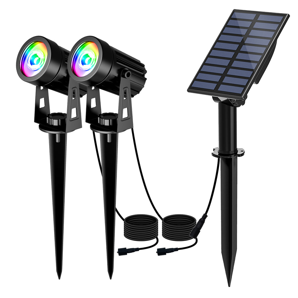 ColorSplash™ - RGB Solar Outdoor Spotlights
