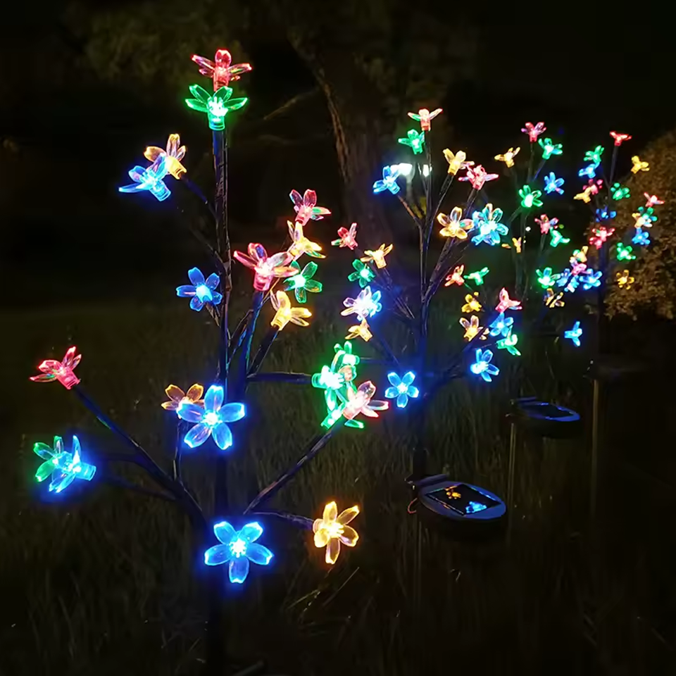 BlossomGlow Solar Tuinpriklampen (2 stuks)
