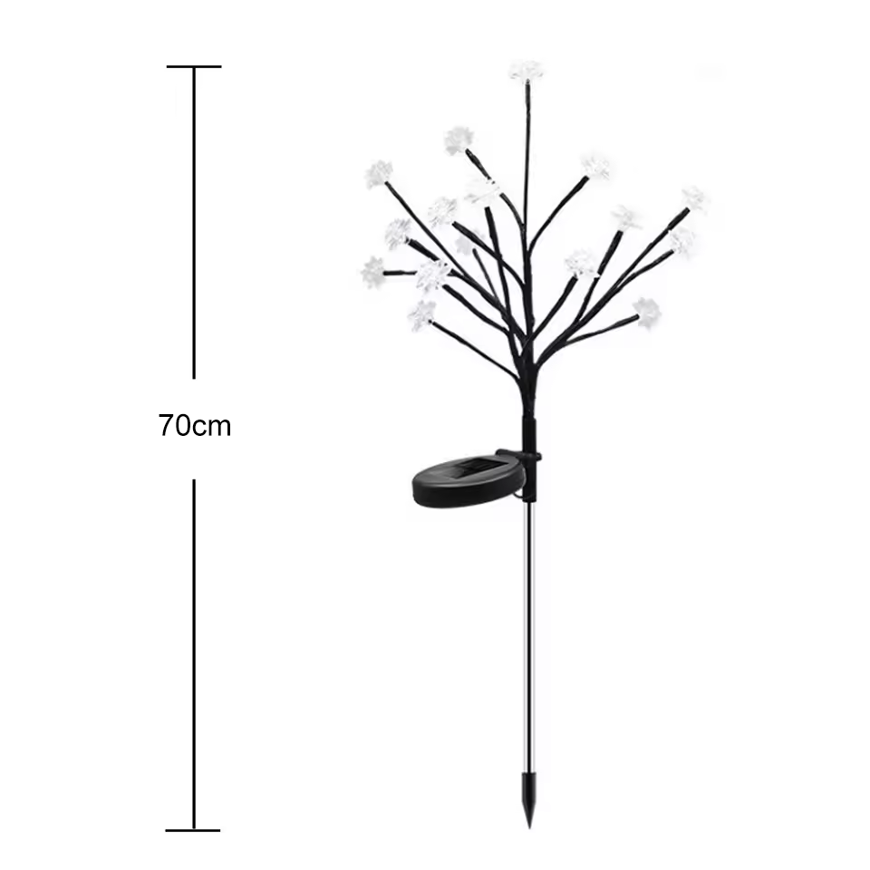 BlossomGlow Solar Tuinpriklampen (2 stuks)