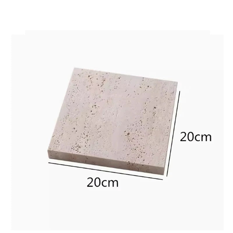 Natuurlijke Beige Marmeren Display Tray