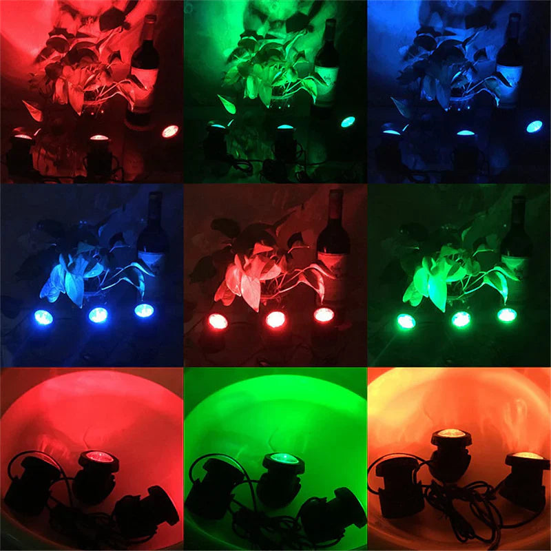 ColorWave™ - RGB vijver- en zwembadverlichting op zonne-energie