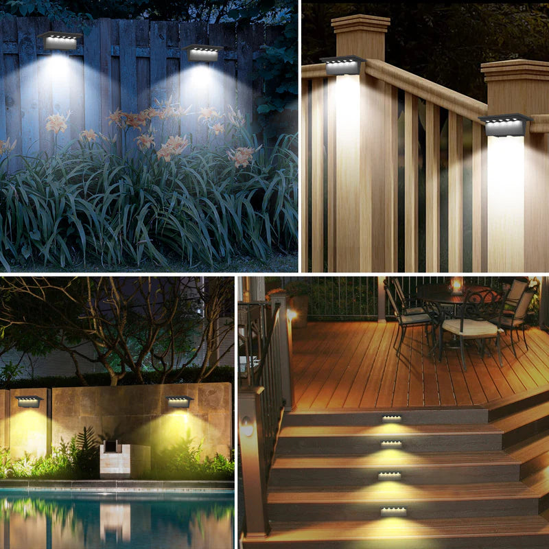 VividSolar™ - Solar Fence Lights