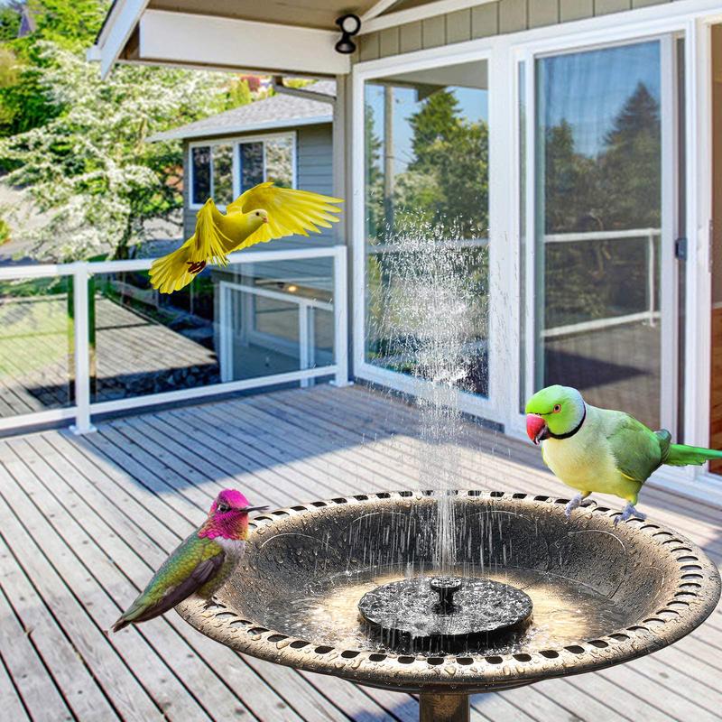 SolarBloom – Zonnevogelbad met Fontein