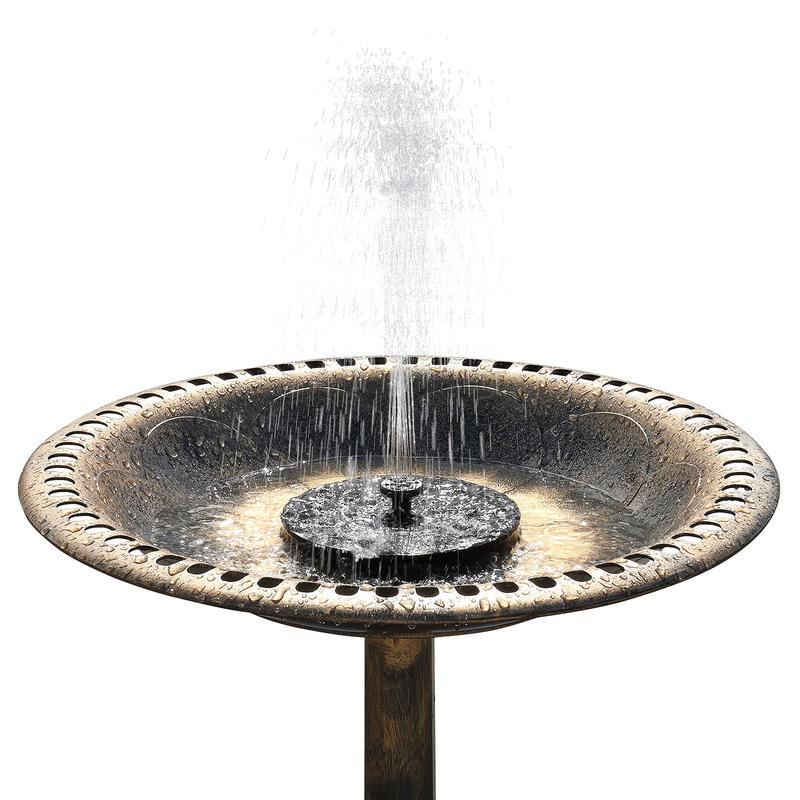 SolarBloom – Zonnevogelbad met Fontein