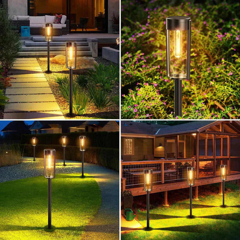 DreamScape™ - Elegante Cilindrische Looplamp op Zonne-energie