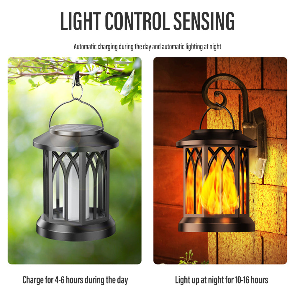 FlameGlow™ - Solar Powered Flame Hanging Lamp