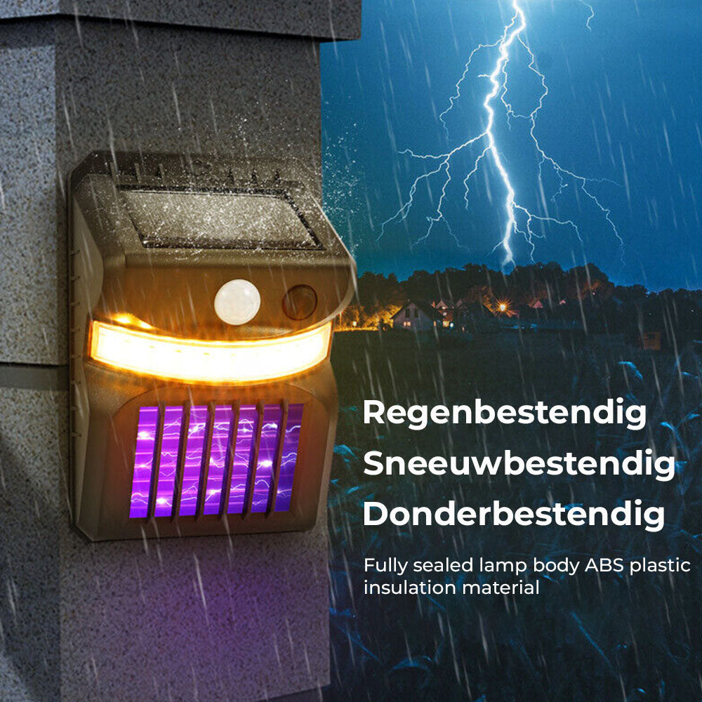 Ecoshield Muggenbeschermer Solar Wandlamp