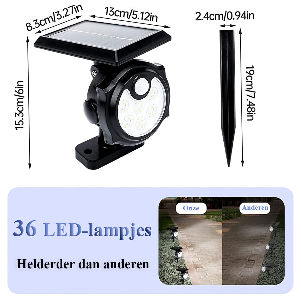 LED zonneschijnwerper