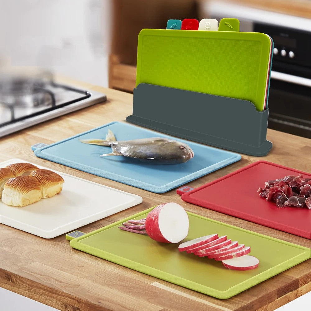4-Piece Antibacterial Chopping Board Set