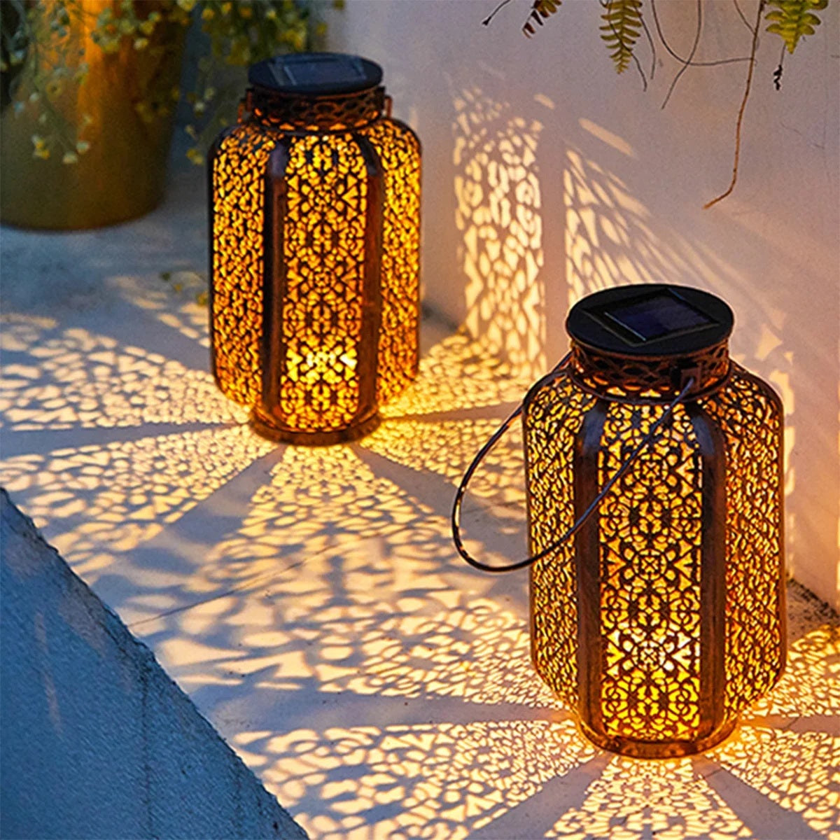 LumiRustic – Solar Hanglantaarn