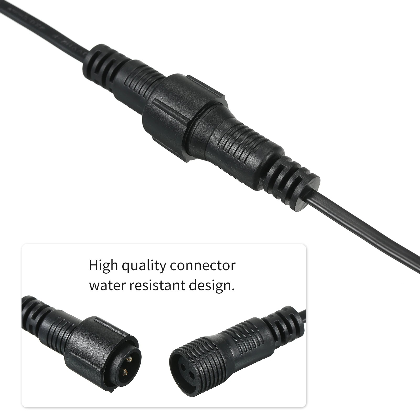 Verlengkabel van 3 meter voor 'ElBulb™ - Outdoor LED Plug-in String Lights'.