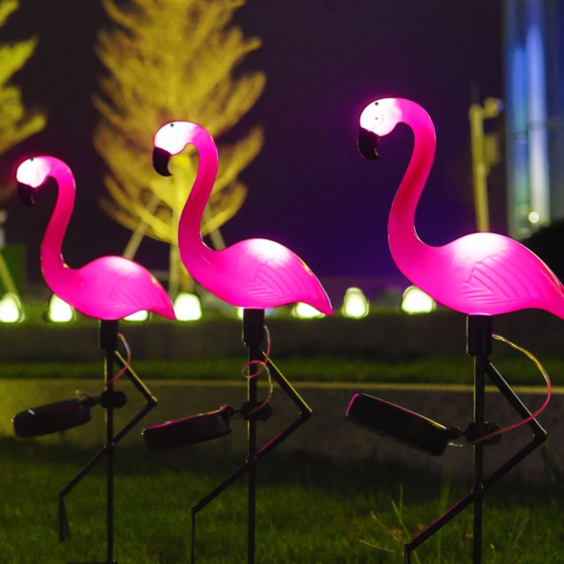 FlamingoGlow - LED gazon flamingo lamp op zonne-energie