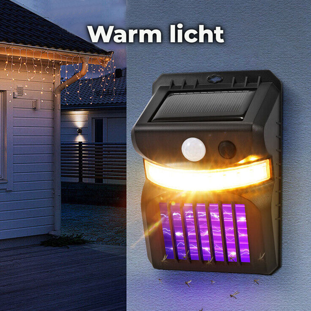 Ecoshield Muggenbeschermer Solar Wandlamp